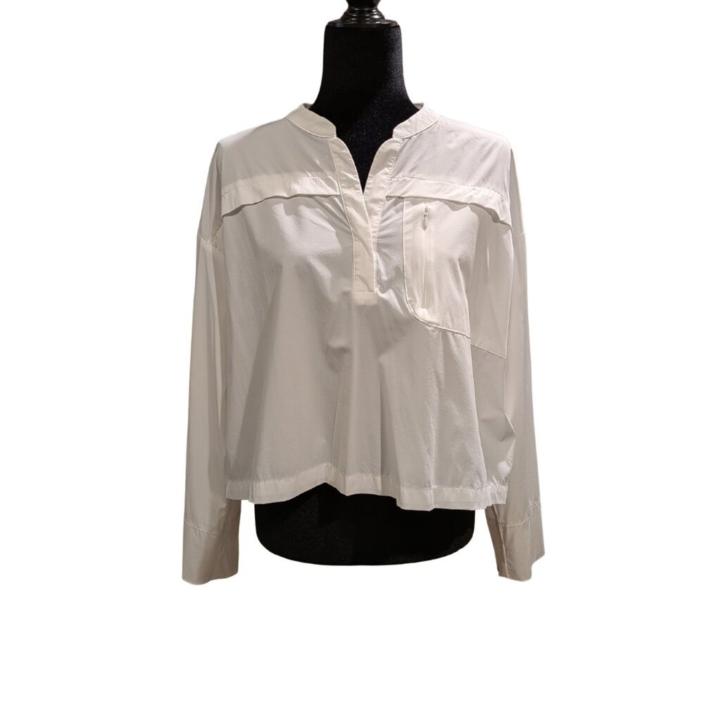 FLX Athleisure Cropped Long-sleeved Shirt Women's Size Medium